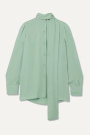 Bottega Veneta | Sequin-embellished satin-jersey shirt | NET-A-PORTER.COM