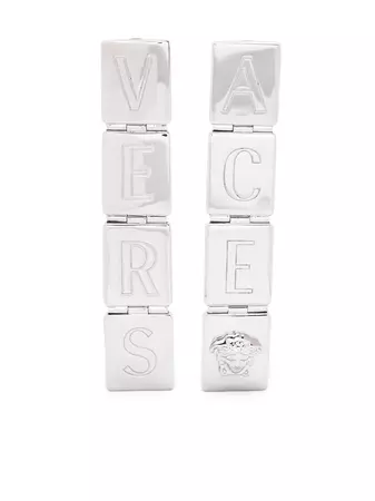 Versace Versace Tiles Drop Earrings - Farfetch