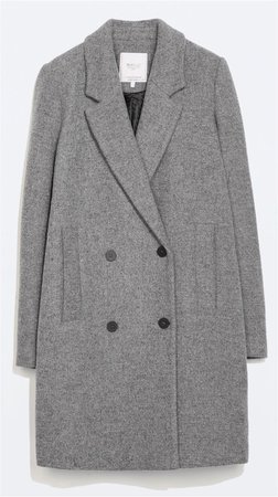 zara grey coat