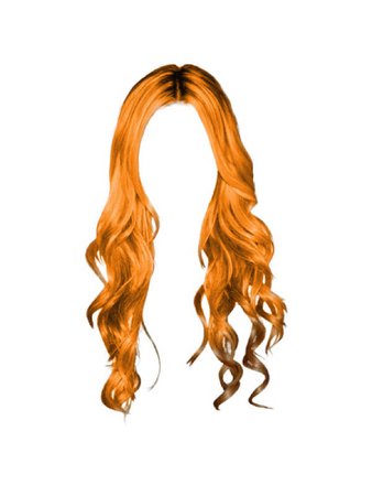 Orange Hair PNG