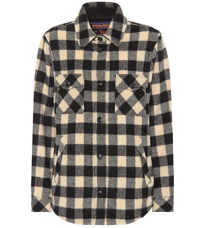 Exclusive to Mytheresa – checked wool-blend jacket