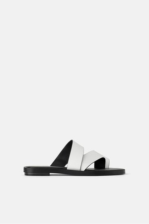 JOIN LIFE FLAT SANDALS-WHITE SHOES-SHOES-WOMAN | ZARA United States