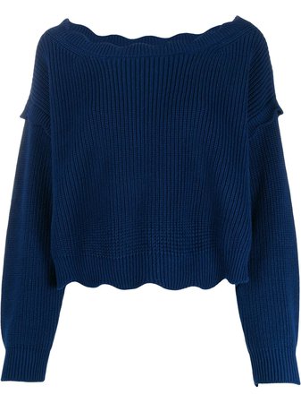 Twin-Set scallop-edge Sweater - Farfetch