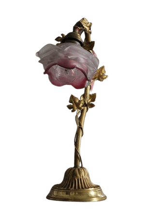 vintage flower table lamp