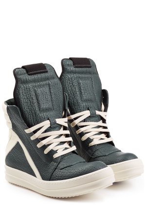 Textured Leather High-Top Sneakers Gr. IT 38