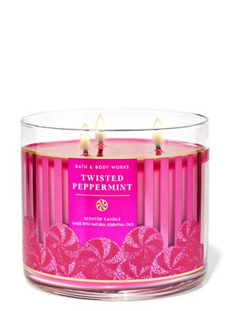 Twisted Peppermint 3-Wick Candle | Bath & Body Works