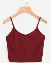 red crop top tank - Google Search