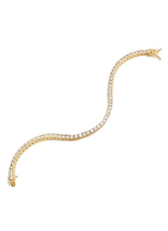 fallon jewelry grace tennis bracelet in gold
