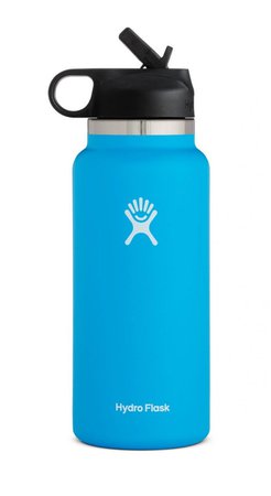 blue hydroflask water bottle