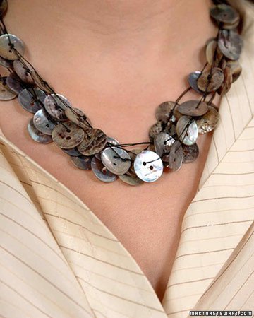 Button Necklace | Martha Stewart