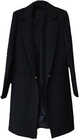 Spring Autumn Blazer Coat Women Suit Long Sleeve Jacket Casual Tops Female Slim Blazers Windbreaker Coat at Amazon Women’s Clothing store