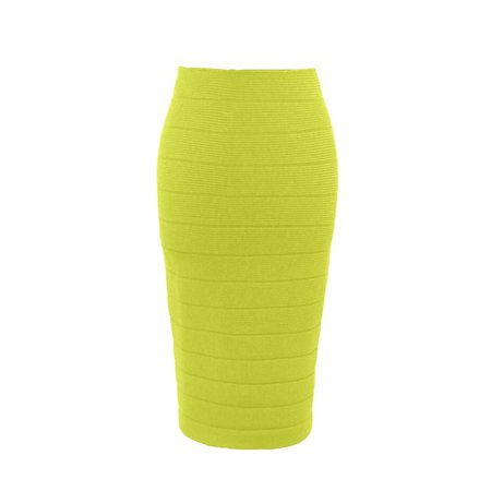 Cecile Jeffrey Knitted Pencil Skirt