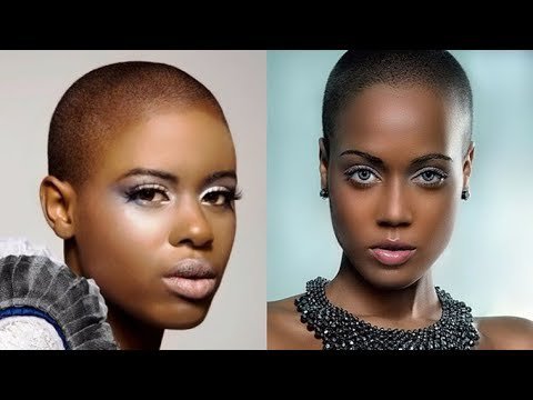 Newest bald haircut ideas for black women – Ultra short hair style 2017 & 2018 – Hairsmac