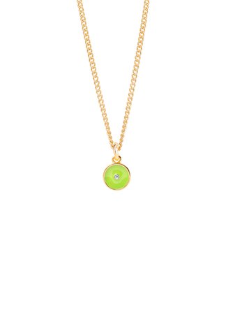 lime green necklace pendant - Google Search