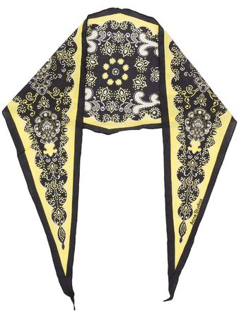 Acne Studios paisley diamond shape scarf - FARFETCH
