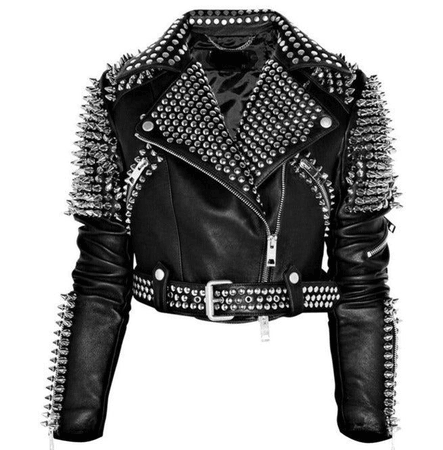 punk leather jacket