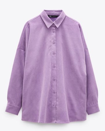 Purple oversized shirt