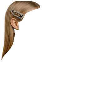 blonde hair clips png