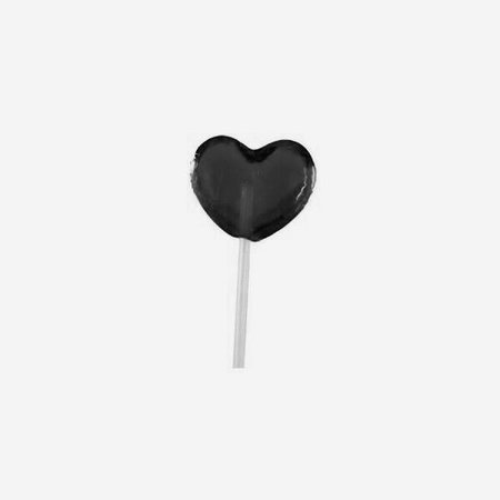 black lollipop