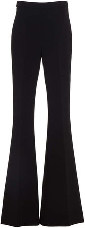Crepe Bootcut Trousers