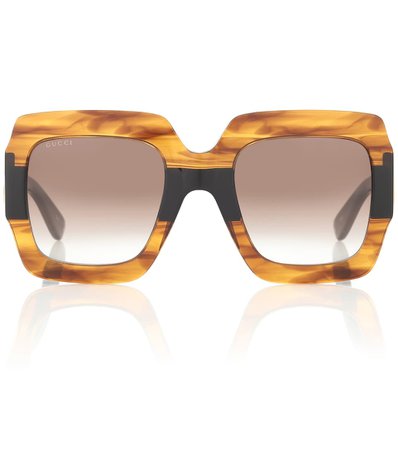 Square Acetate Sunglasses | Gucci - Mytheresa