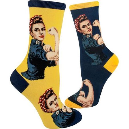 Rosie the Riveter Crew Socks