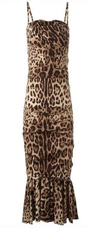 Featured Dolce & Gabbana For Womens Leopard Print Dress