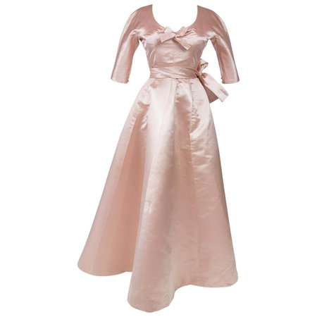 A Cristobal Balenciaga Haute Couture Ball Gown - Circa 1960