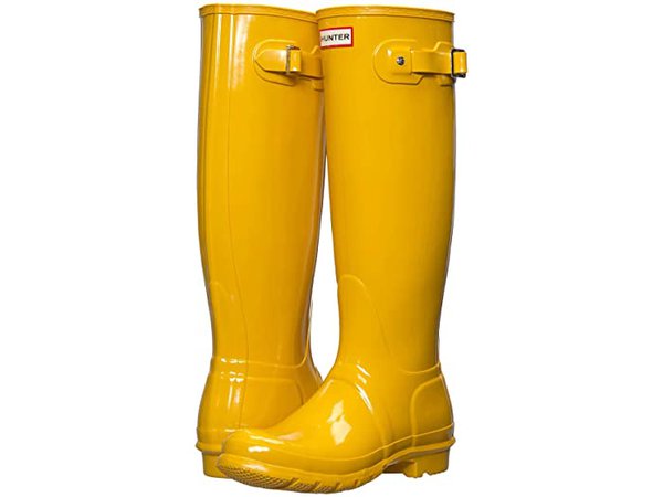 Hunter Original Tall Gloss Rain Boots | Zappos.com