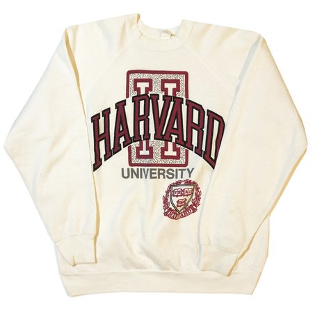 Vintage 1980s Harvard Sweatshirt - First Twelve Market