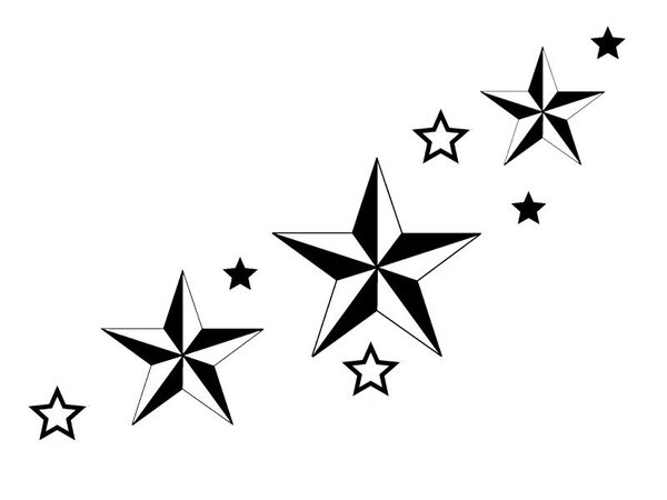 star tattoo belly template - Google Search