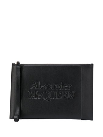 Alexander McQueen Bolsa De Mano Con Logo En Relieve - Farfetch