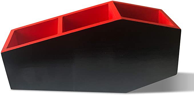 Amazon.com: Underground Whispers Gothic Desk Organizer - Coffin Make Up Organizer, Makeup Brush Holder - Storage & Organization Box of Accessories for Home, Bedroom, Office - Desktop Decor for Goth Room: Home Improvement