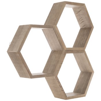 Honeycomb Wood Wall Shelf | Hobby Lobby | 1825405