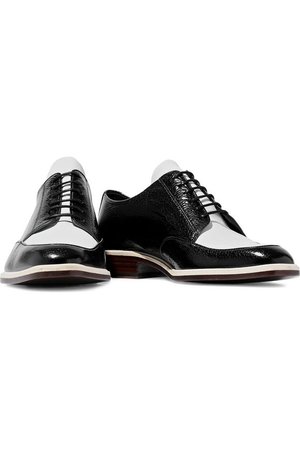 Two-tone leather brogues | LANVIN | Sale up to 70% off | THE OUTNET