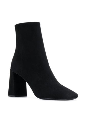 Prada Chunky Heel Ankle Boots 1T722LF085008 Black | Farfetch
