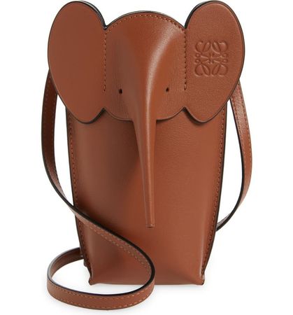 Loewe Elephant Pocket Leather Crossbody Bag | Nordstrom