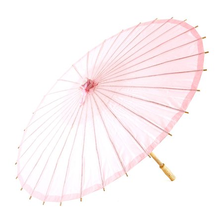 Paper Parasol with Bamboo Boning - Vintage Pink - Weddingstar