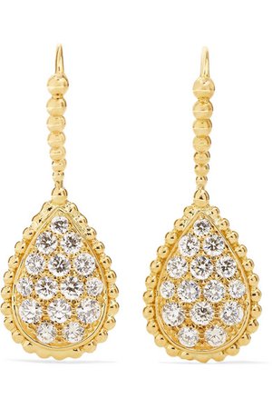 Boucheron | Serpent Bohème 18-karat gold diamond earrings | NET-A-PORTER.COM