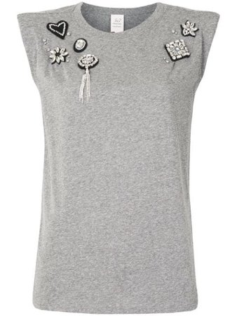 Cinq A Sept Reese Embellished Tank Top - Farfetch