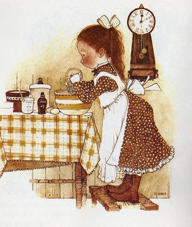 Baking - holly hobbie 'Around the house' book | Anastasia Christou | Flickr