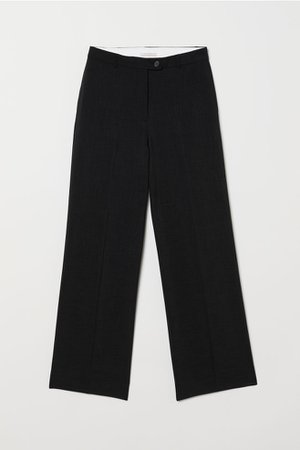 Wide-leg Pants - Black - Ladies | H&M US