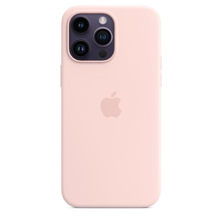 Coque en silicone avec MagSafe pour iPhone 14 Pro Max - Rose craie - Apple (FR)