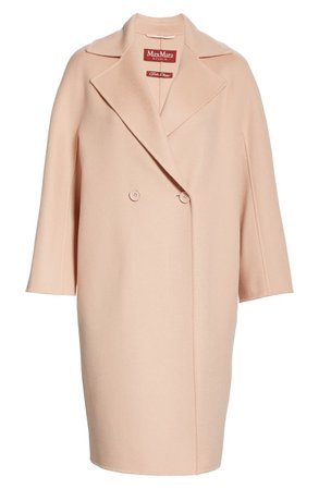 Max Mara Ode Double Breasted Wool Blend Coat | Nordstrom