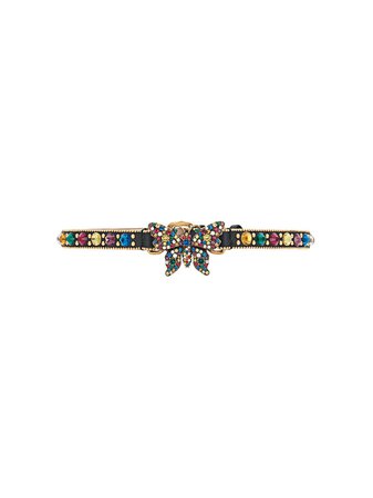 Gucci Butterfly Crystal Choker | Farfetch.com