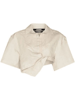 Jacquemus Capri cropped short-sleeve shirt