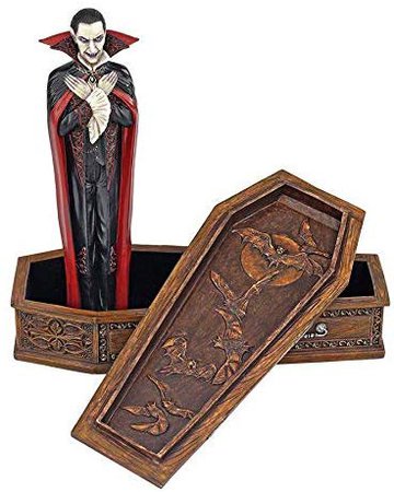 Design Toscano Vampire Coffin of Dracula 3 Piece Statue Set, 20.5 cm, Polyresin, Full Color: Amazon.ca: Home & Kitchen