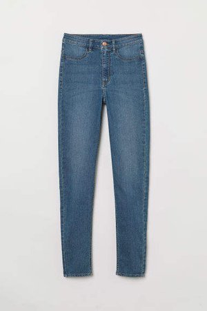 Petite Fit Super Skinny Jeans - Blue