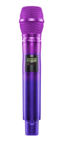 pink purple microphone