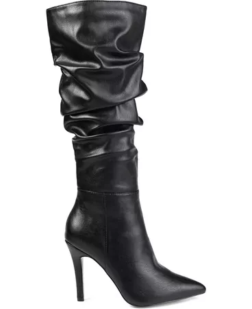 Journee Collection Women's Sarie Ruched Tall Boots & Reviews - Boots - Shoes - Macy's